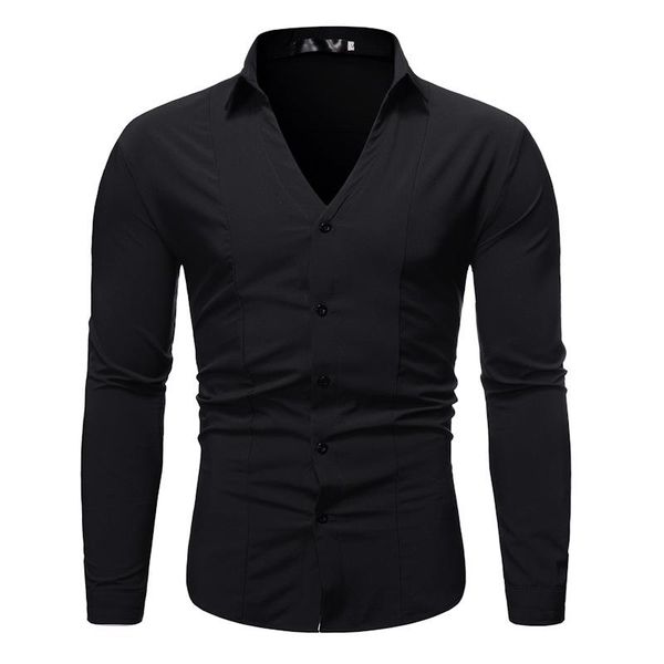 men's casual shirts shirt spring autumn 2021 fashion long black white red cardigan male men dress, White;black
men's casual shirts shirt spring autumn 2021 fashion long black white red cardigan male men dress, White;black