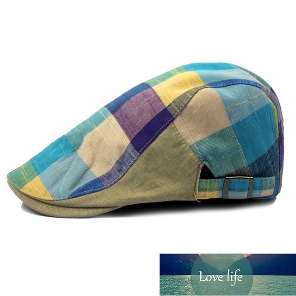men color lattice cap hat beret hat adjustiable flat beret cap  factory price expert design quality latest style original status, Blue;gray
men color lattice cap hat beret hat adjustiable flat beret cap  factory price expert design quality latest style original status, Blue;gray