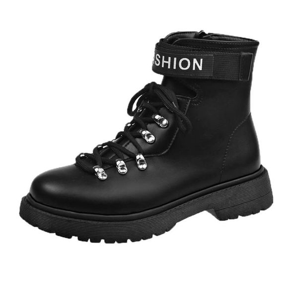 boots women's motorcycle short booties lace up buckle causal cool ankle flat with solid color platform shoes bota feminina, Black
boots women's motorcycle short booties lace up buckle causal cool ankle flat with solid color platform shoes bota feminina, Black