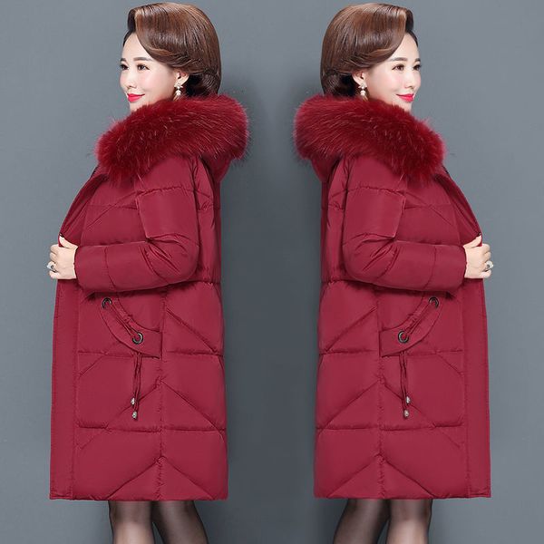women's down & parkas women colorful fur collar long winter jacket hooded cotton coat thick warm padded wadded -6xl w2233 rsot, Black
women's down & parkas women colorful fur collar long winter jacket hooded cotton coat thick warm padded wadded -6xl w2233 rsot, Black
