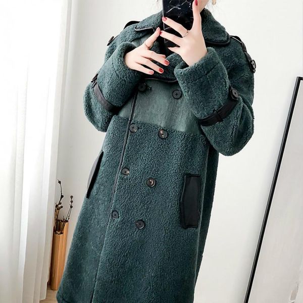 women's fur & faux real coat women sheep shearling winter motorcycle wool jacket clothes 2021 manteau femme bgs80868 yy1096, Black
women's fur & faux real coat women sheep shearling winter motorcycle wool jacket clothes 2021 manteau femme bgs80868 yy1096, Black