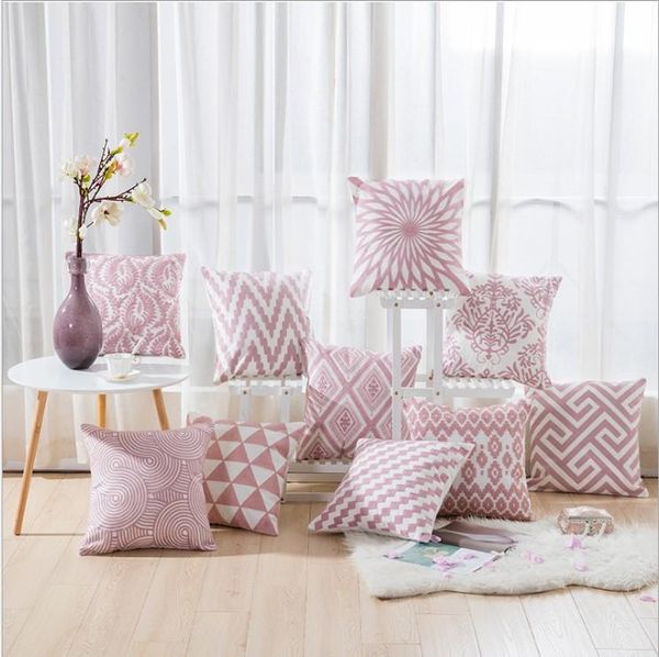 cushion/decorative pillow drop ship home decor embroidered cushion cover pink geometric 45x45cm embroidery case square canvas cotton
cushion/decorative pillow drop ship home decor embroidered cushion cover pink geometric 45x45cm embroidery case square canvas cotton