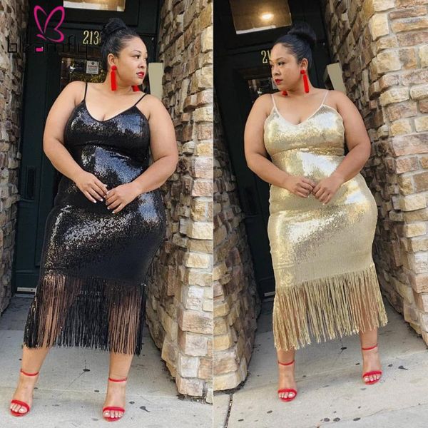 casual dresses plus size 4xl 5xl party women evening elegant luxury ladies spaghetti strap fringe tassel sequined vestido, Black;gray
casual dresses plus size 4xl 5xl party women evening elegant luxury ladies spaghetti strap fringe tassel sequined vestido, Black;gray