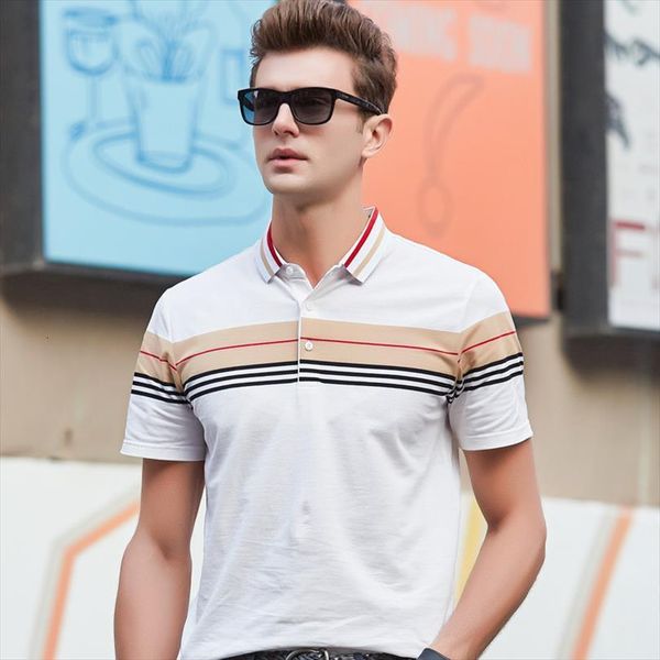 striped brand designer clothing shirt men polos summer slim fit short sleeve stand collar casual, White;black
striped brand designer clothing shirt men polos summer slim fit short sleeve stand collar casual, White;black