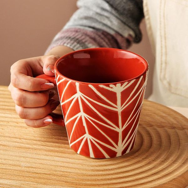 mugs hand painted one ear water cup nordic creative forest simple leaves milk ceramic personalized couple mark
mugs hand painted one ear water cup nordic creative forest simple leaves milk ceramic personalized couple mark