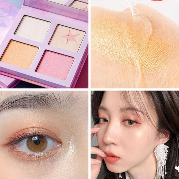 eye shadow 4 colors face brightening highlighter contour powder eyeshadow palette cosmetic
eye shadow 4 colors face brightening highlighter contour powder eyeshadow palette cosmetic