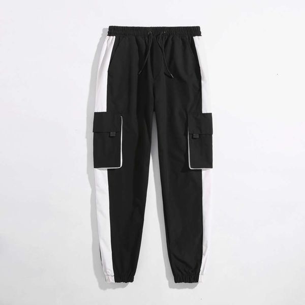 2021 new men's large overalls, four seasons leisure sports splicing pants, trendy pants, Black
2021 new men's large overalls, four seasons leisure sports splicing pants, trendy pants, Black
