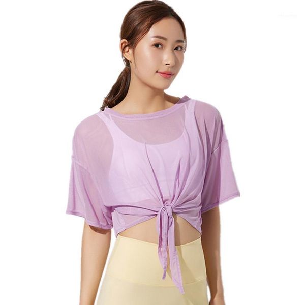 yoga outfit summer sports t-shirt women loose quick-drying mesh breathable short-sleeve running clothes reversible
yoga outfit summer sports t-shirt women loose quick-drying mesh breathable short-sleeve running clothes reversible