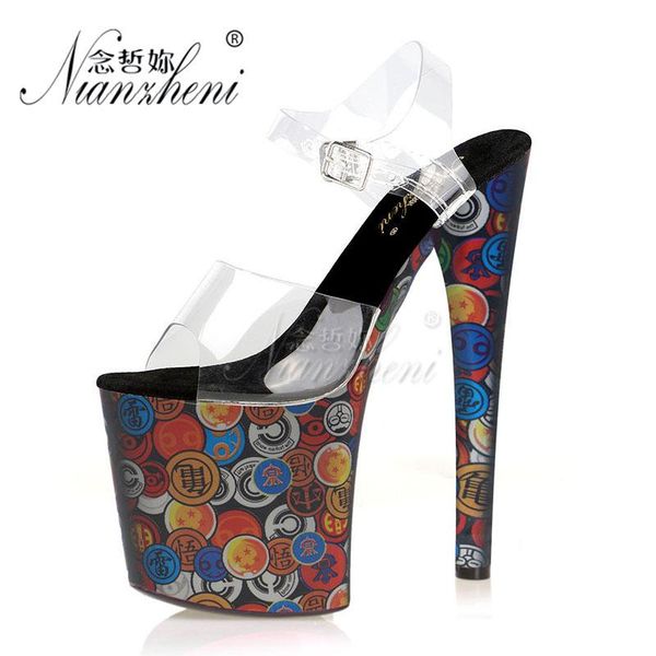 sandals style 20cm super high heeled shoes thick platform clear women 8 icne mixed colors stripper mature all match shallow, Black
sandals style 20cm super high heeled shoes thick platform clear women 8 icne mixed colors stripper mature all match shallow, Black