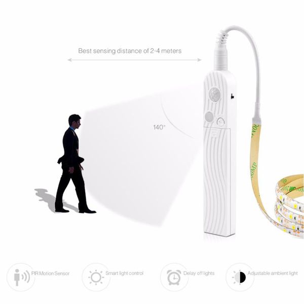 0.5m 1m 2m 3m wireless motion sensor led strip night light battery powered under bed lamp for closet wardrobe cabinet stairs
0.5m 1m 2m 3m wireless motion sensor led strip night light battery powered under bed lamp for closet wardrobe cabinet stairs