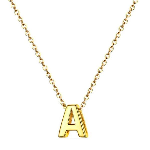pendant necklaces a-z letter women gold color stainless steel initial chain english alphabet jewelry a109, Silver
pendant necklaces a-z letter women gold color stainless steel initial chain english alphabet jewelry a109, Silver