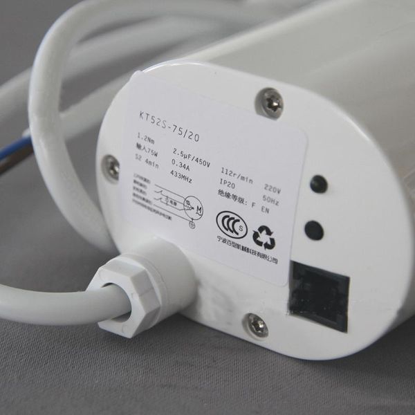 blinds 220v 75w 433mhz silent motorized curtain track dooya motor kt52s 4 wires work with wifi,broadlink smart home system
blinds 220v 75w 433mhz silent motorized curtain track dooya motor kt52s 4 wires work with wifi,broadlink smart home system