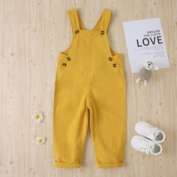 new children's wear autumn 2020 korean girls' casual pure cotton yellow loose strap button one-piece pants, Blue
new children's wear autumn 2020 korean girls' casual pure cotton yellow loose strap button one-piece pants, Blue