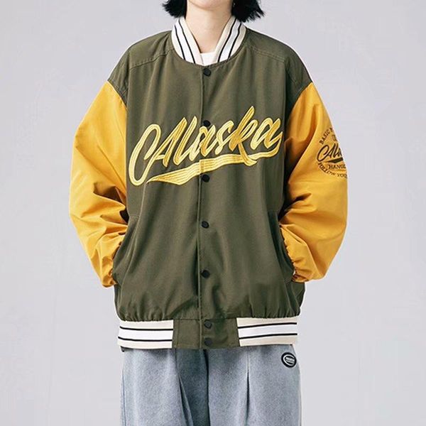 men's jackets 2021 men jacket baseball uniform mens women letter embroidery couple streetwear college style loose bomber, Black;brown
men's jackets 2021 men jacket baseball uniform mens women letter embroidery couple streetwear college style loose bomber, Black;brown