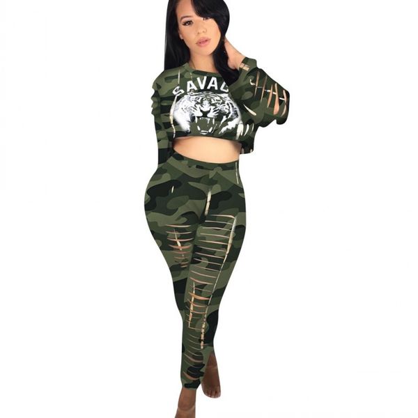 tiger print two-piece camouflage defines the neck of women crop and skinny pants suit autumn hollow joint xiu2, Gray
tiger print two-piece camouflage defines the neck of women crop and skinny pants suit autumn hollow joint xiu2, Gray