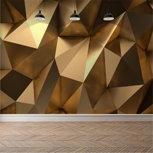 wallpapers ustom wall mural 3d golden geometric luxury wallpaper murals for living room
wallpapers ustom wall mural 3d golden geometric luxury wallpaper murals for living room