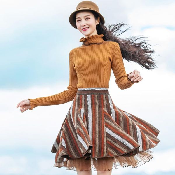 skirts boshow mini short skirt for women wool and gauze patchwork autumn high waist striped elastic, Black
skirts boshow mini short skirt for women wool and gauze patchwork autumn high waist striped elastic, Black
