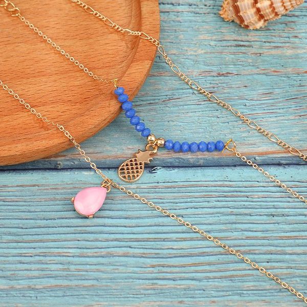 anklets 3pcs/set fashion cz pineapple fruit anklet bracelets for women boho colorful bead foot chain on the leg jewelry, Red;blue
anklets 3pcs/set fashion cz pineapple fruit anklet bracelets for women boho colorful bead foot chain on the leg jewelry, Red;blue