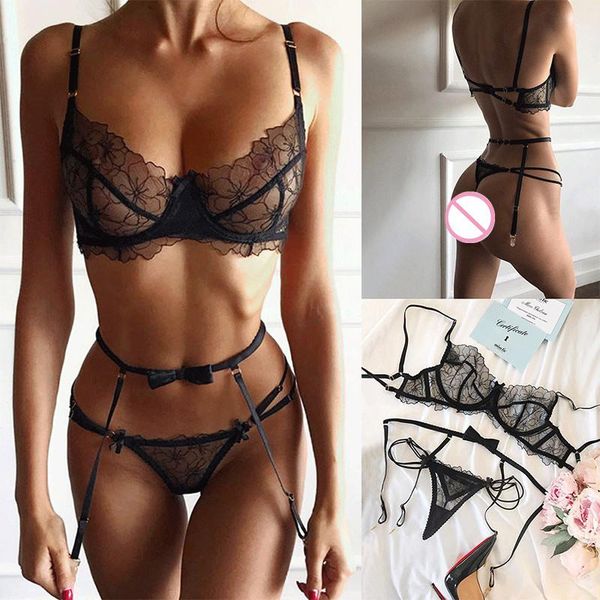lingerie lace bra g-string garter set lady thong underwear set female fashion erotic lingerie, Red;black
lingerie lace bra g-string garter set lady thong underwear set female fashion erotic lingerie, Red;black