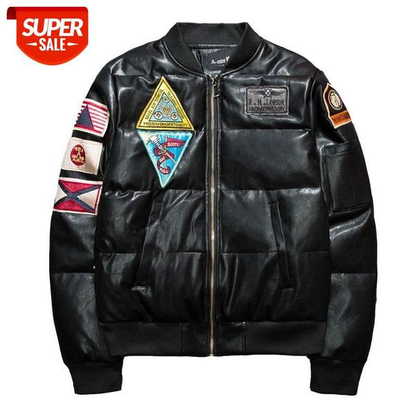 brand embroidery leather jackets men stand collar hip hop military ma-1 pu leather jacket high street baseball jacket streetwear #237d, Black;brown
brand embroidery leather jackets men stand collar hip hop military ma-1 pu leather jacket high street baseball jacket streetwear #237d, Black;brown