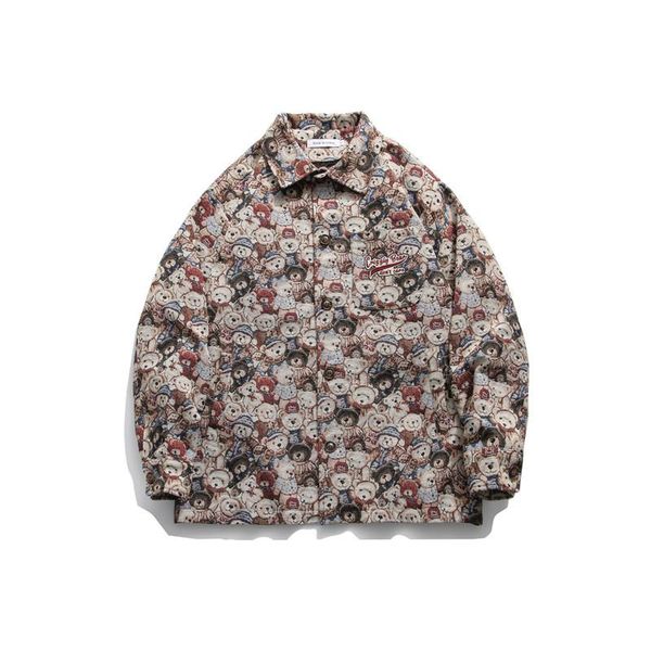 women's jackets brand harajuku cartoon couple songxiong korean jacket male bf fashion hip hop fried goods street wear, Black;brown
women's jackets brand harajuku cartoon couple songxiong korean jacket male bf fashion hip hop fried goods street wear, Black;brown