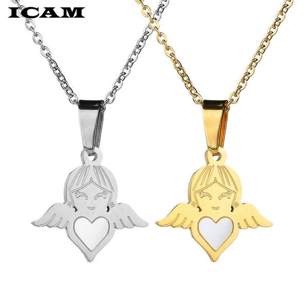 pendant necklaces icam bijoux femme collier guardian angel heart necklace men r gold statement women choker boho jewelry, Silver
pendant necklaces icam bijoux femme collier guardian angel heart necklace men r gold statement women choker boho jewelry, Silver