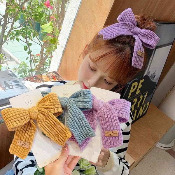 hair accessories women girls solid wool knitting bow hairpins sweet hairgrip clips headband barrette fashion, Slivery;white
hair accessories women girls solid wool knitting bow hairpins sweet hairgrip clips headband barrette fashion, Slivery;white