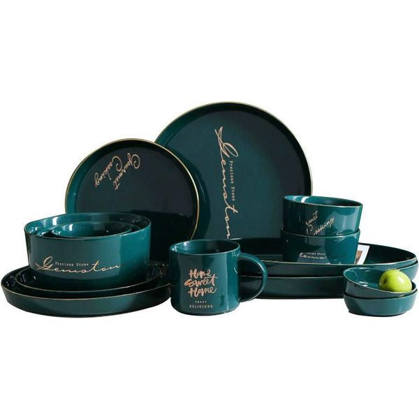 bowls green ceramic gold inlay plate steak salad ramen bowl deep crockery dinnerware kitchen tablewear
bowls green ceramic gold inlay plate steak salad ramen bowl deep crockery dinnerware kitchen tablewear