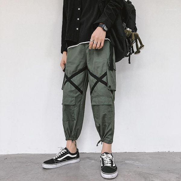 men's pants 2021 summer overalls clothing loose pencil trousers drawstring jogger casual pocket streetwear, Black
men's pants 2021 summer overalls clothing loose pencil trousers drawstring jogger casual pocket streetwear, Black