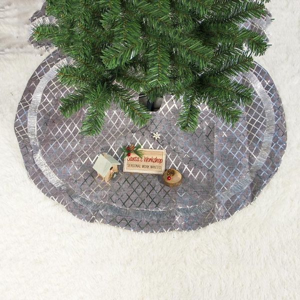 christmas decorations decoration 90cm cloth cool color tree skirt silver lattice bottom
christmas decorations decoration 90cm cloth cool color tree skirt silver lattice bottom