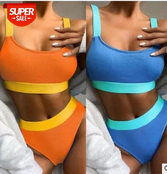 2021 patchwork swimsuit women high waist bikini swimwear ribbed bikini sports bathing suit vintage swim suit female summer new #hd58, White;black
2021 patchwork swimsuit women high waist bikini swimwear ribbed bikini sports bathing suit vintage swim suit female summer new #hd58, White;black