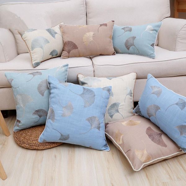 cushion/decorative pillow plain color cotton linen ginkgo embroidered cushion cover sofa rectangular lumbar pillowcase waist
cushion/decorative pillow plain color cotton linen ginkgo embroidered cushion cover sofa rectangular lumbar pillowcase waist