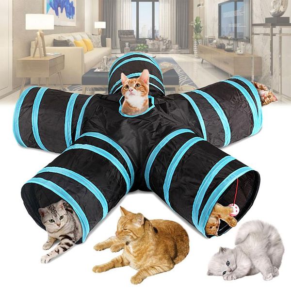 cat toys 5-way foldable tunnel indoor outdoor pet training interactive toy for cats kitty kitten animal play tube
cat toys 5-way foldable tunnel indoor outdoor pet training interactive toy for cats kitty kitten animal play tube
