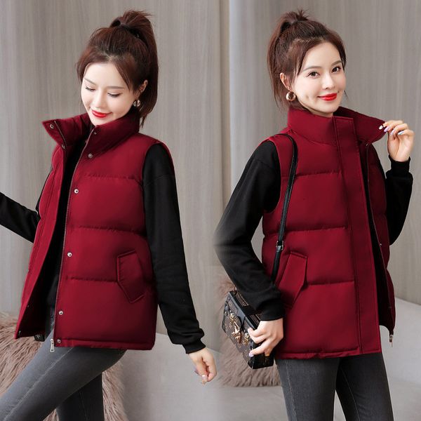 women's vests short female winter vest, sleeveless, parka, cotton quilt, waistcoat women's zipper jacket, nj4h, Black;white
women's vests short female winter vest, sleeveless, parka, cotton quilt, waistcoat women's zipper jacket, nj4h, Black;white