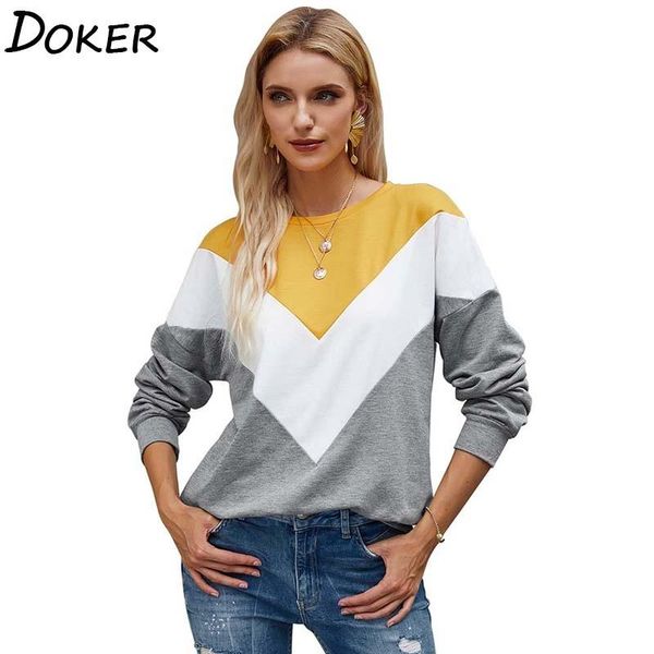 women's hoodies & sweatshirts 2021 autumn winter patchwork pullover for women long sleeve fashion loose streetwear vintage sweatshirt, Black
women's hoodies & sweatshirts 2021 autumn winter patchwork pullover for women long sleeve fashion loose streetwear vintage sweatshirt, Black