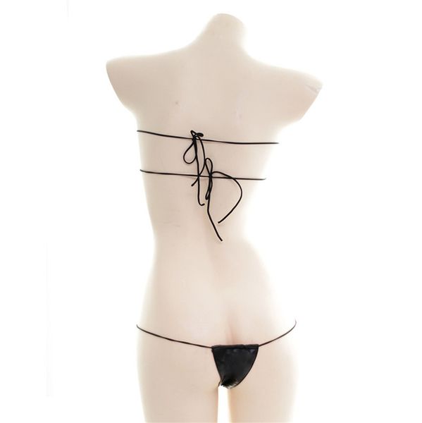 micro bikini 2019 patent leather triangle square string thong girl beach swimwear women swimsuit biquini bikinis monokini, Black
micro bikini 2019 patent leather triangle square string thong girl beach swimwear women swimsuit biquini bikinis monokini, Black