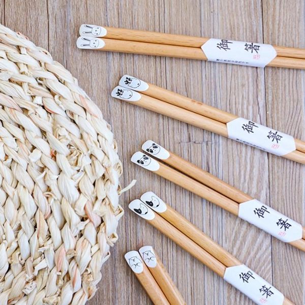 chopsticks 10 pairs of japanese pointed beech household wooden solid color cartoon animal tableware
chopsticks 10 pairs of japanese pointed beech household wooden solid color cartoon animal tableware