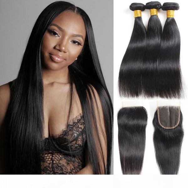 malaysia straight hair weave extensions 100% unprocessed human virgin hair bundles with 4x4 lace closure brazilian human hair factory, Black
malaysia straight hair weave extensions 100% unprocessed human virgin hair bundles with 4x4 lace closure brazilian human hair factory, Black