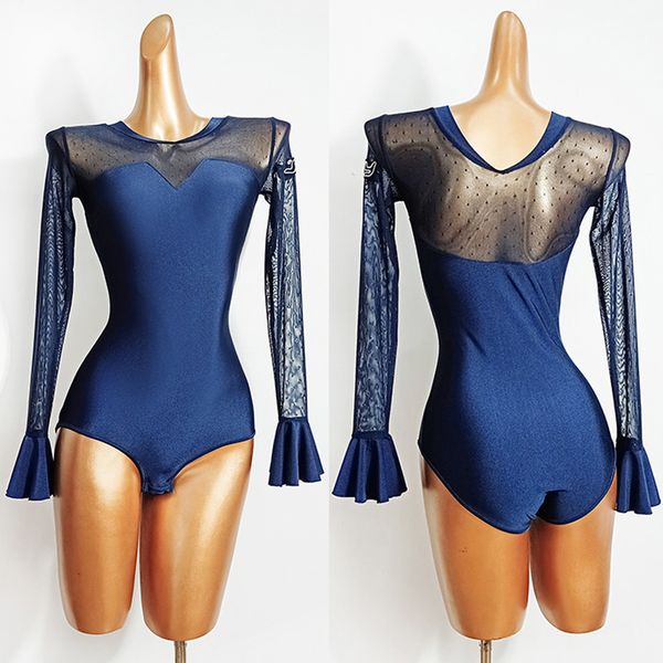 latin dance costume women new mesh bodysuit long sleeve practice clothing samba rumba tango costume ballroom dance vdb2939, Black;red
latin dance costume women new mesh bodysuit long sleeve practice clothing samba rumba tango costume ballroom dance vdb2939, Black;red