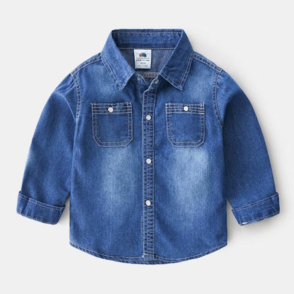 shirts 2021 spring sutumn children's denim shirt baby boys fashion casual tee kids long sleeve cowboy tees, White;black
shirts 2021 spring sutumn children's denim shirt baby boys fashion casual tee kids long sleeve cowboy tees, White;black