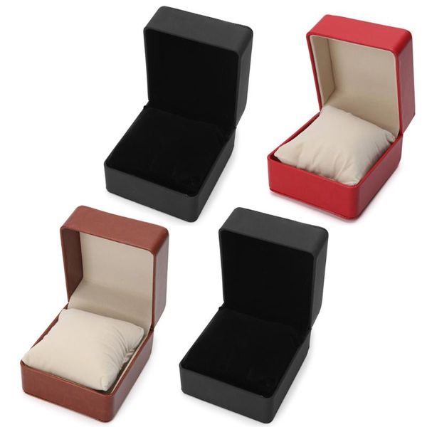 watch boxes & cases luxury faux leather box bracelet bangle pillow cushion display holder case 19qc, Black;blue
watch boxes & cases luxury faux leather box bracelet bangle pillow cushion display holder case 19qc, Black;blue