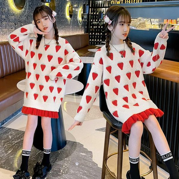 girl's dresses children clothes kids girl spring autumn fashion sweater dress teenage mid-length long sleeve knitted 5 6 7 8 10 11 12 1, Red;yellow
girl's dresses children clothes kids girl spring autumn fashion sweater dress teenage mid-length long sleeve knitted 5 6 7 8 10 11 12 1, Red;yellow
