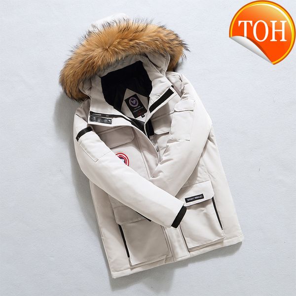 an waterproof down jackets men winter jacket fashion thick warm parkas fur white duck coats casual m, Black
an waterproof down jackets men winter jacket fashion thick warm parkas fur white duck coats casual m, Black