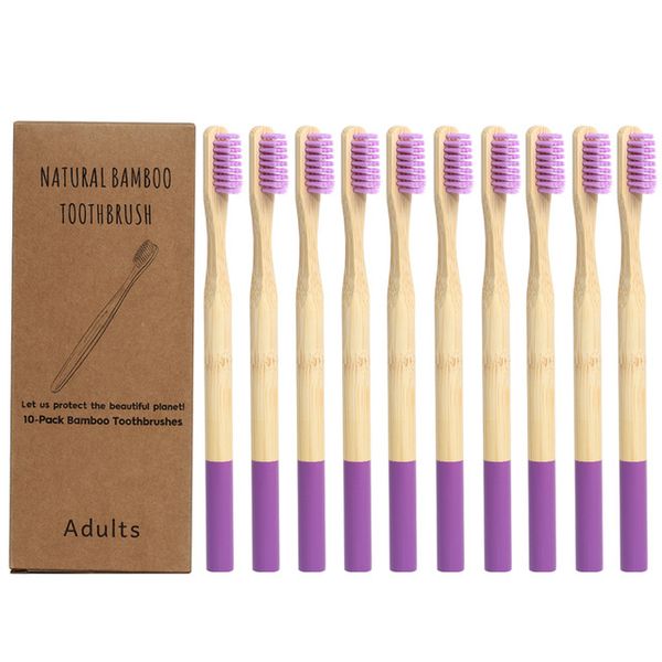 10-pack bamboo toothbrush medium bristles biodegradable plastic-toothbrushes cylindrical low carbon eco bamboo handle brush
10-pack bamboo toothbrush medium bristles biodegradable plastic-toothbrushes cylindrical low carbon eco bamboo handle brush