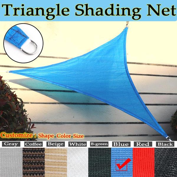 shade 95% rate blue triangle sun shelter outdoor pavilion sail awning camping picnic sunblock swimming pool sunshade tent
shade 95% rate blue triangle sun shelter outdoor pavilion sail awning camping picnic sunblock swimming pool sunshade tent