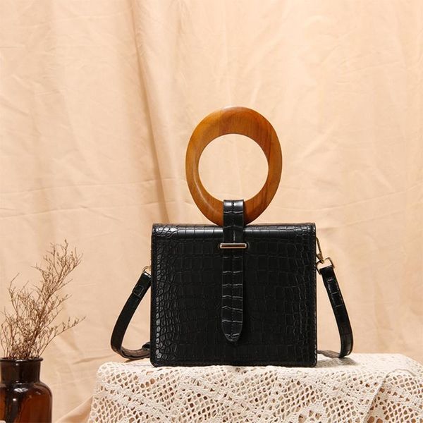 evening bags crossbody bag for women vintage square shoulder handbag pu leather crocodile pattern messenger with wood handle
evening bags crossbody bag for women vintage square shoulder handbag pu leather crocodile pattern messenger with wood handle