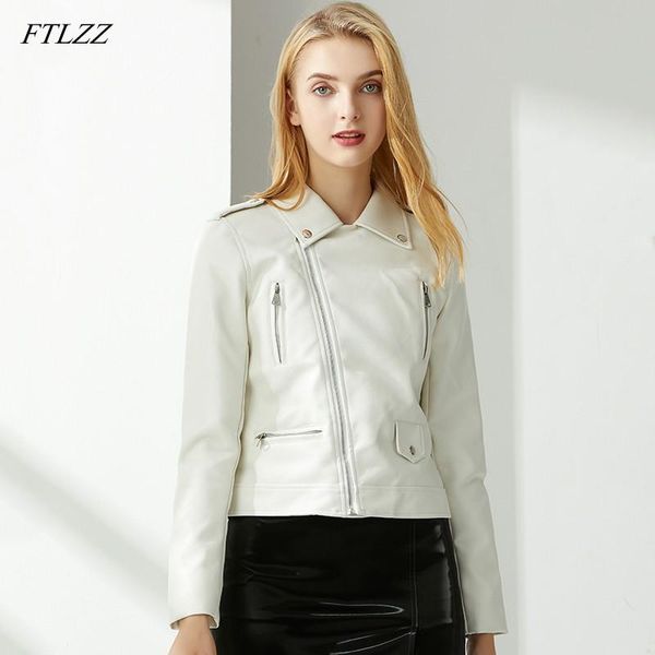 women's leather & faux ftlzz women white pu jacket office lady soft punk outwear spring autumn casual motorcycle, Black
women's leather & faux ftlzz women white pu jacket office lady soft punk outwear spring autumn casual motorcycle, Black