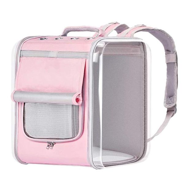 portable pet dog carrier backpack breathable dog travel outdoor shoulder bag for small pets packaging carrying pet supplies
portable pet dog carrier backpack breathable dog travel outdoor shoulder bag for small pets packaging carrying pet supplies