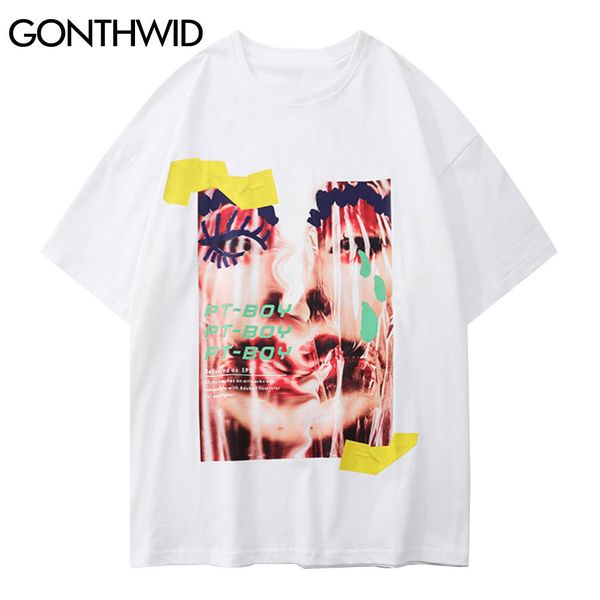 gonthwid tees shirts streetwear casual men creative painting girl print short sleeve cotton t-shirts hip hop harajuku loose c0315, White;black
gonthwid tees shirts streetwear casual men creative painting girl print short sleeve cotton t-shirts hip hop harajuku loose c0315, White;black