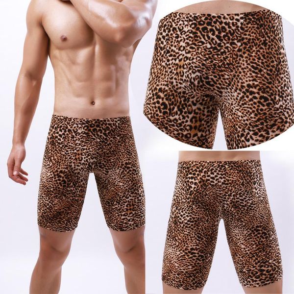 underpants mens underwear tight-fitting elongated boxers leopard print sweatpants half-length pants, Black;white
underpants mens underwear tight-fitting elongated boxers leopard print sweatpants half-length pants, Black;white